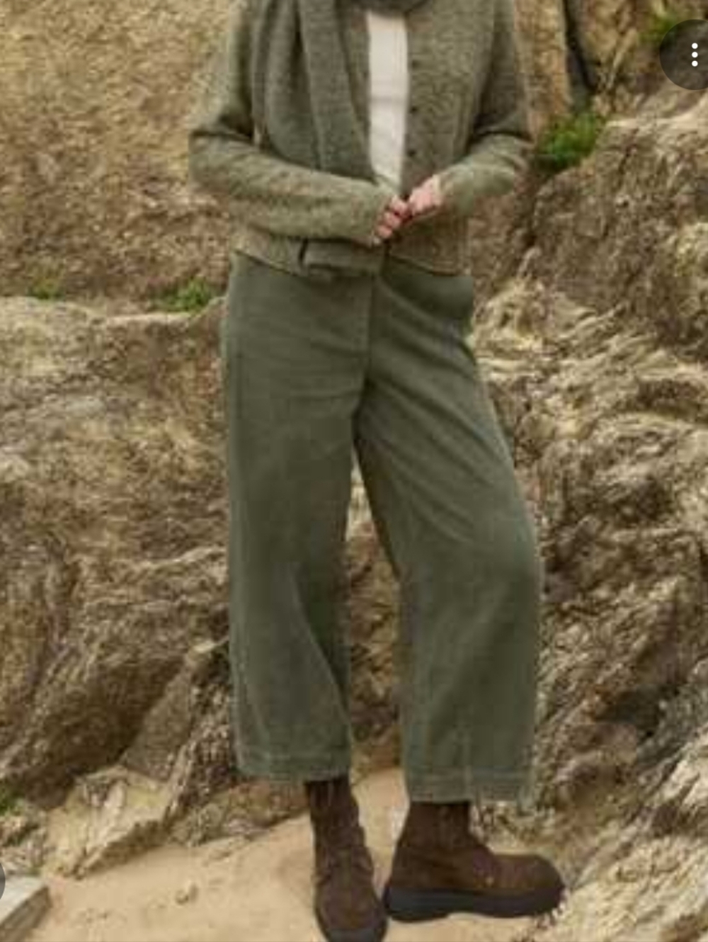 Poetry Wide Leg Corduroy Trousers - Picture 2 of 6